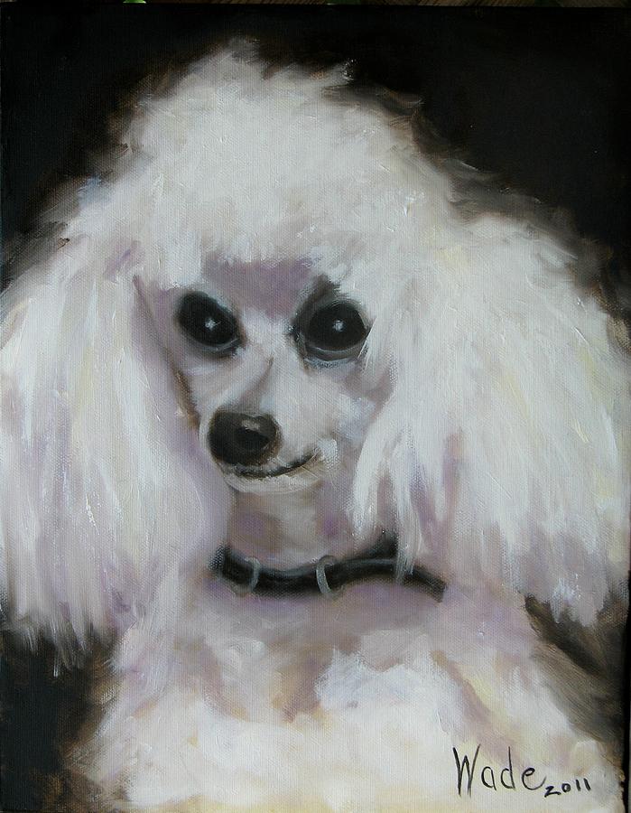 Dog Painting - Poppy by Craig Wade