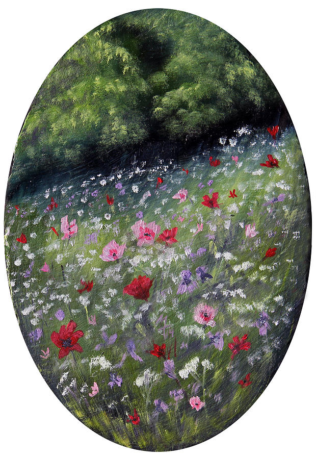 Poppy Field Painting by Meaghan Troup