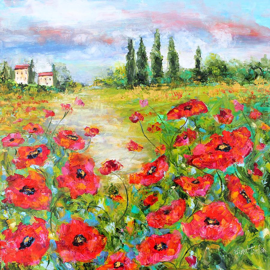 Poppy field картина