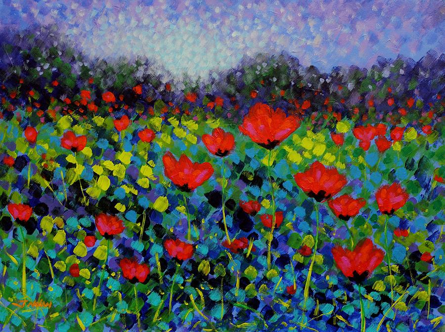 Poppy Vista Painting by John  Nolan
