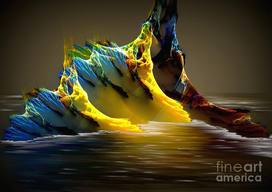Popsicle Iceberg Digital Art by Greg Moores