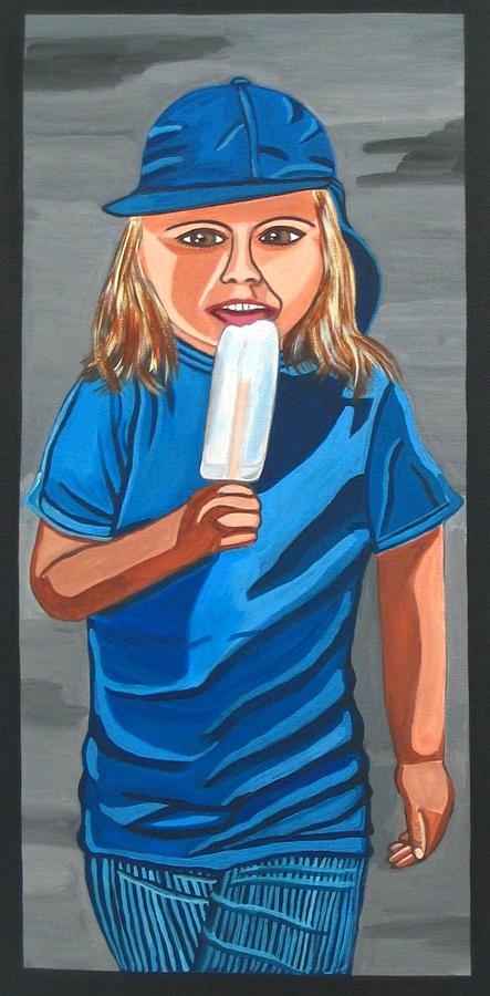 Popsicle Painting by Sandra Marie Adams