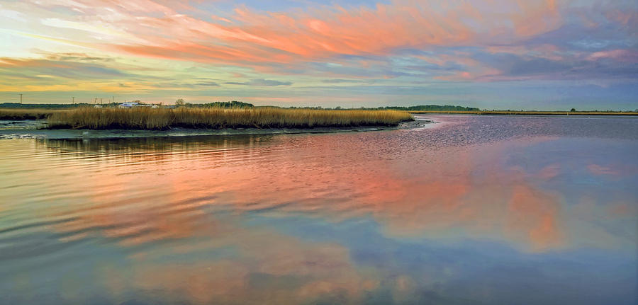 Poquoson Marshland Photograph by Jerry Gammon
