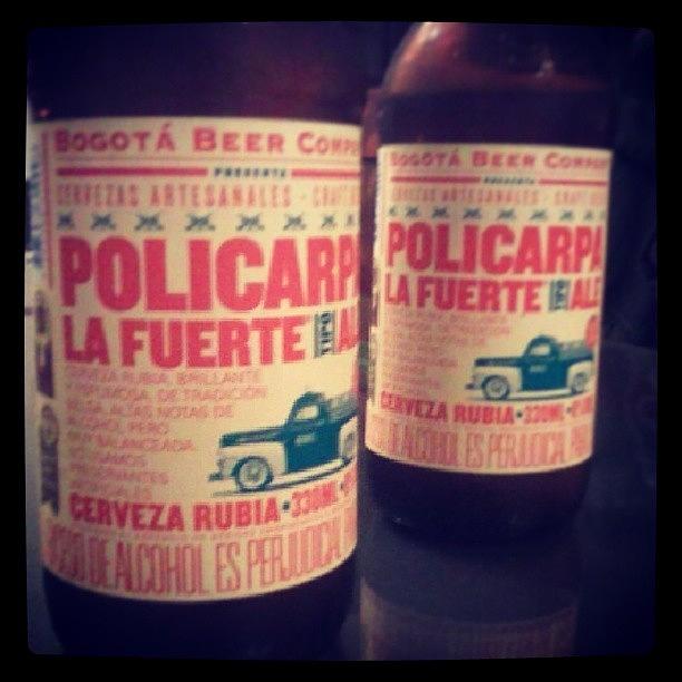 Bottle Photograph - Por Fin! Policarpa la Fuerte Bbc by Katalina Fuentes