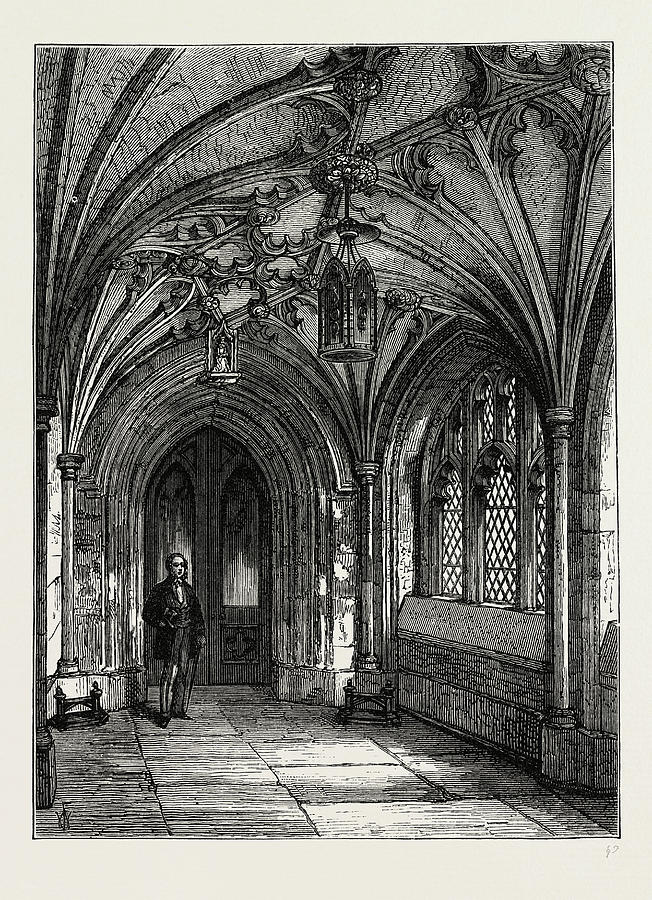 London Drawing - Porch Of St. Sepulchres Church by Litz Collection