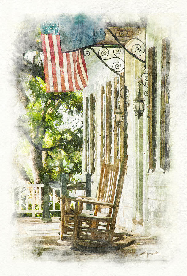 Porch Rocker at the Kaminski House by Alan Sherlock Porch Rocker at the Kaminski House by Alan Sherlock