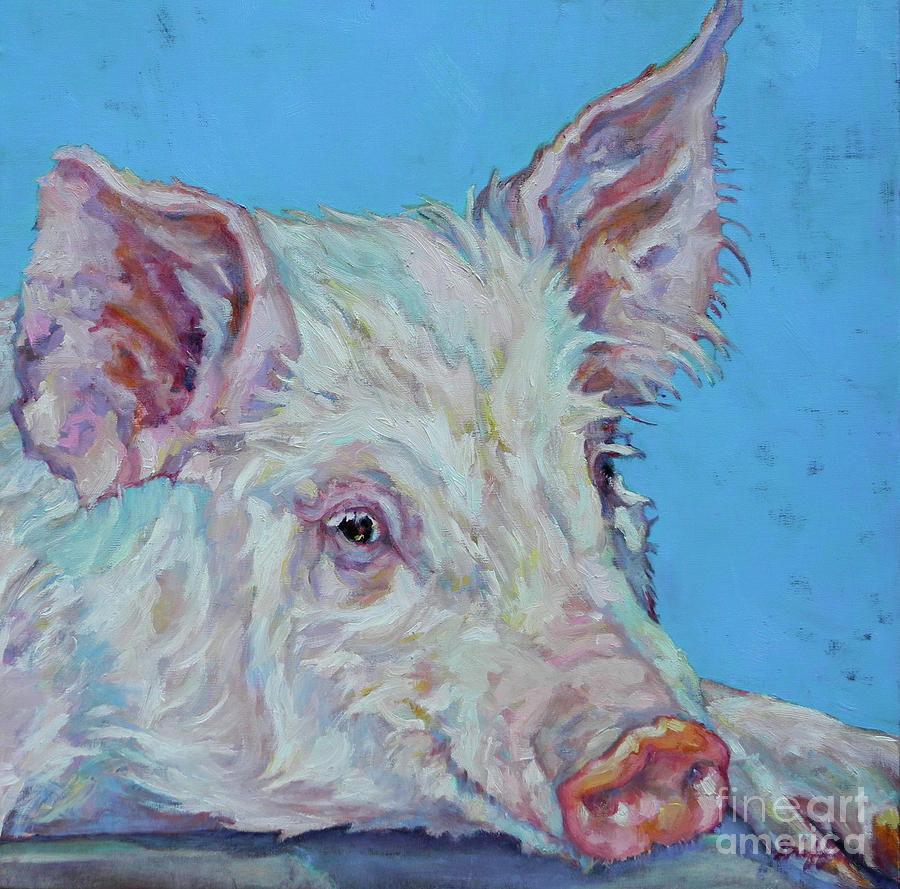 Pork Chop Painting by Patricia A Griffin