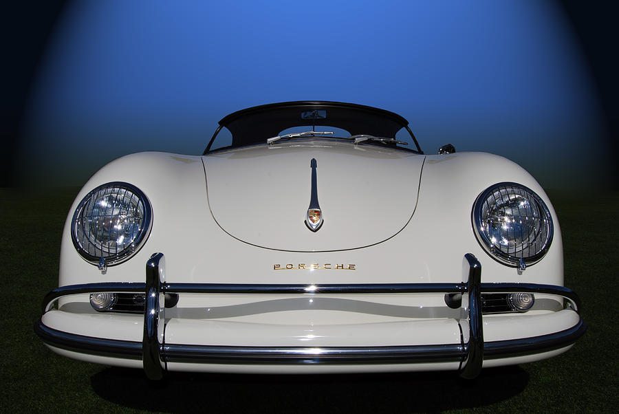 Porsche 356 weiss Photograph by Bill Dutting