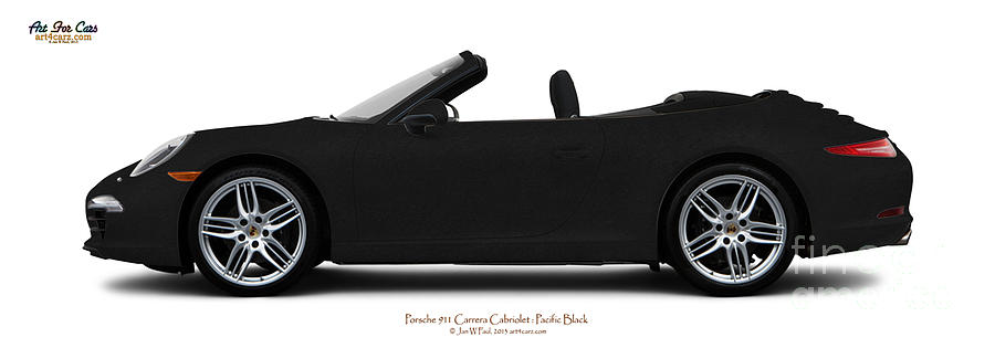 Car Photograph - Porsche 911 Pacific Black by Art Faul