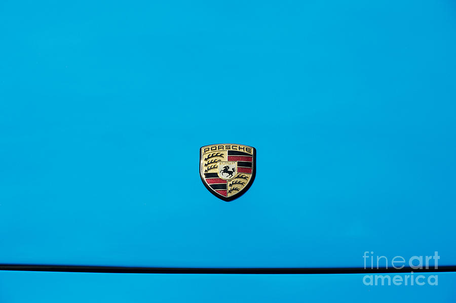 Transportation Photograph - Porsche Blue by Tim Gainey