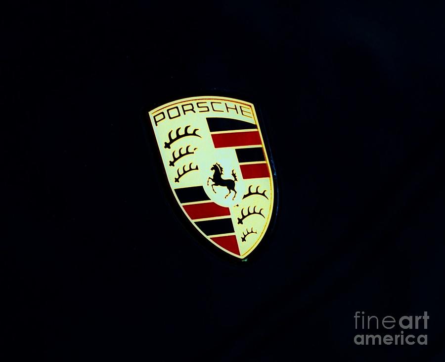 Porsche Emblem Vision # 1 Photograph by Marcus Dagan