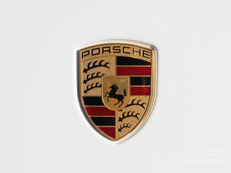 Porsche Emblem DSC2483 Photograph by Wingsdomain Art and Photography