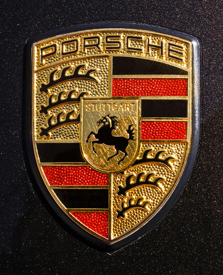 Porsche Emblem Photograph