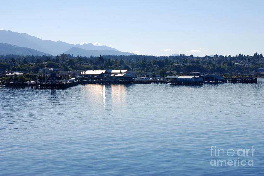 Port Angeles Reflections Photograph by Connie Fox