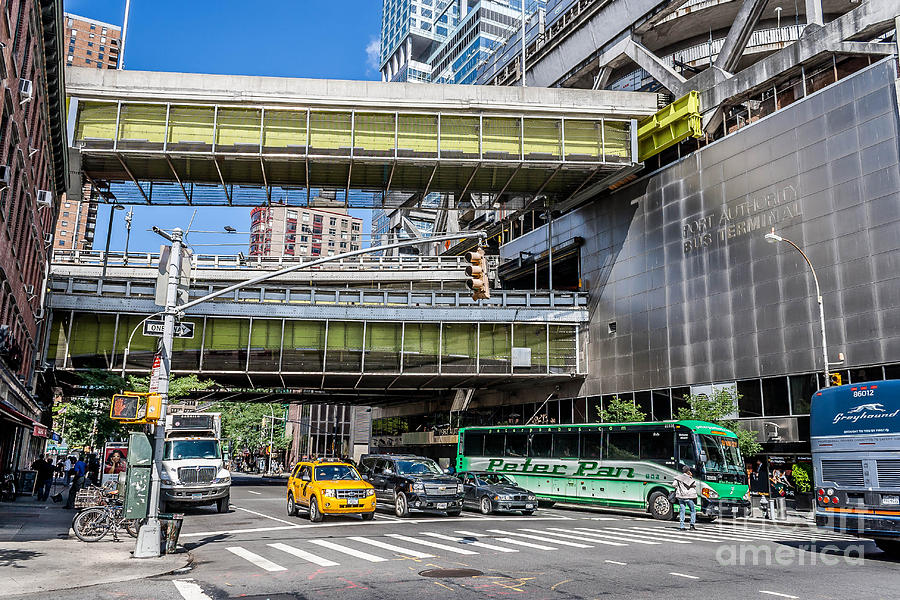 Port Authority Ramps Photograph by Nicholas Santasier - Fine Art America