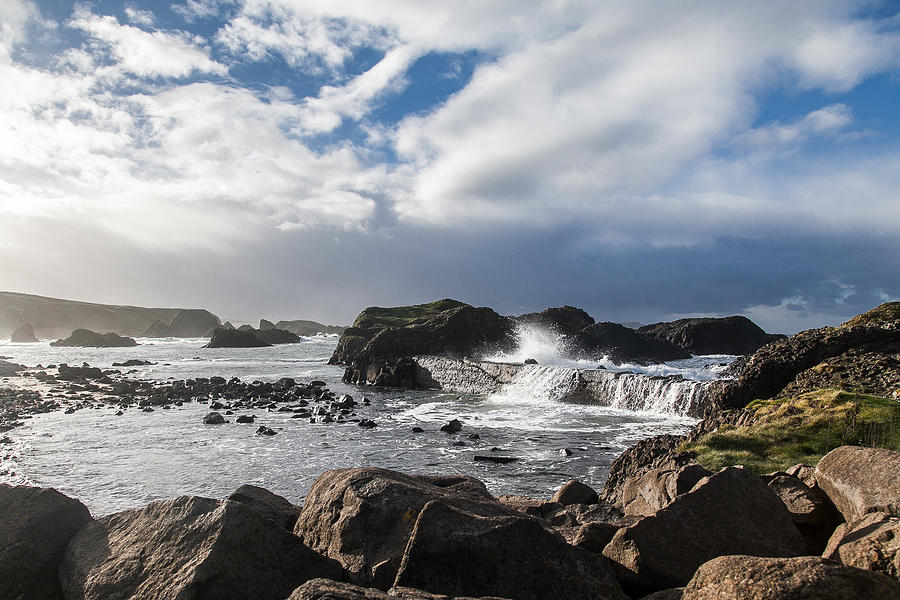 Nature Photograph - Port Ballintoy by George Pennock