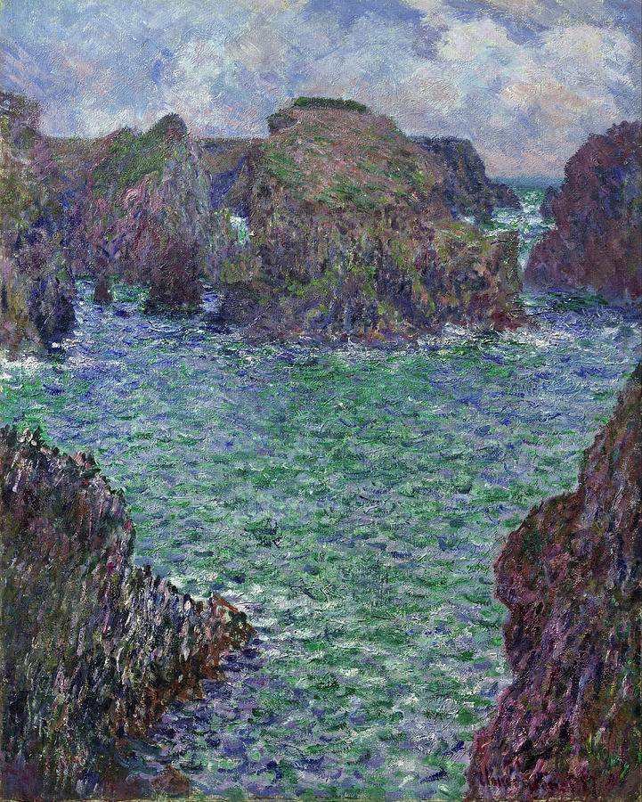 Port-Goulphar. Belle-Ile Painting by Claude Monet