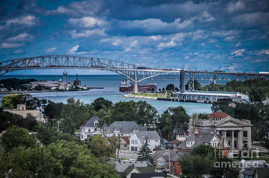 Port Huron Michigan Photograph by Ronald Grogan