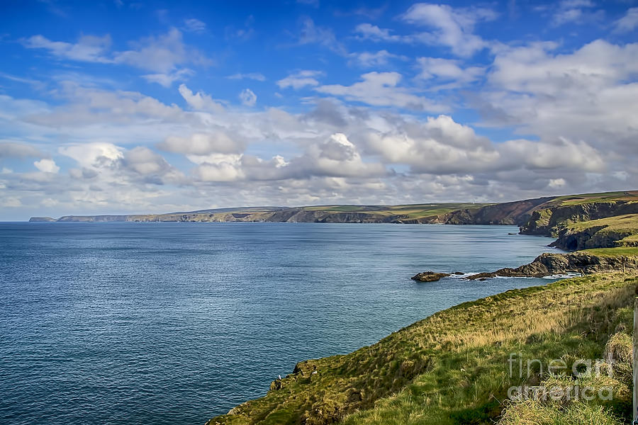 Port Isaac to Tintagel View Photograph by Chris Thaxter