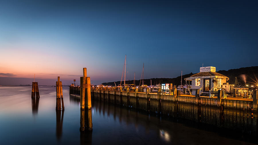 Sunset Photograph - Port Jefferson by Mihai Andritoiu