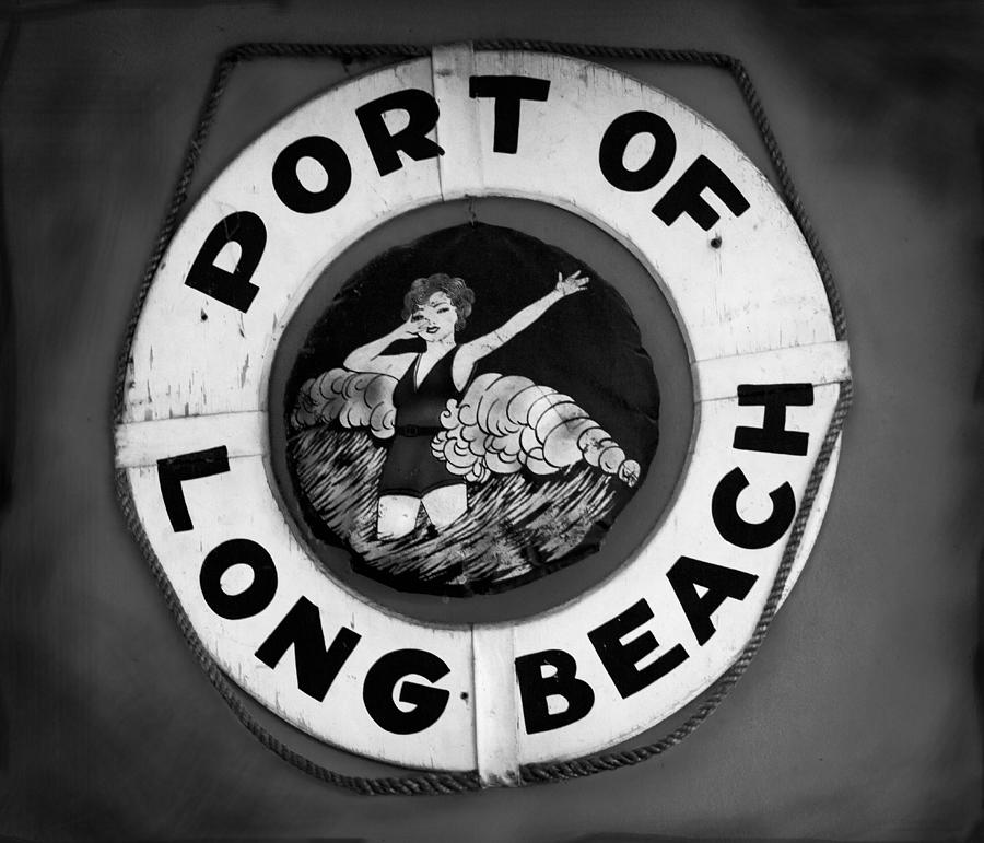 Port of Long Beach Life Saver By Denise Dube Photograph by Denise Dube