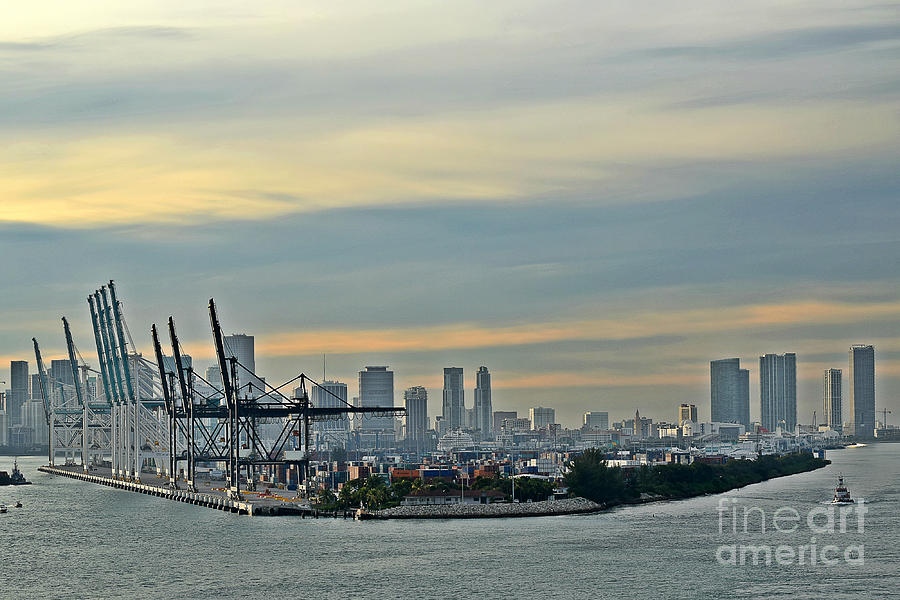 Port Of Miami Photograph by Gary Smith