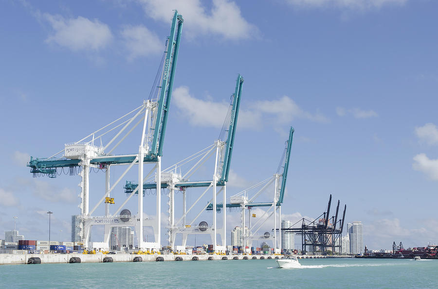 Port of Miami Photograph by Keith Armstrong