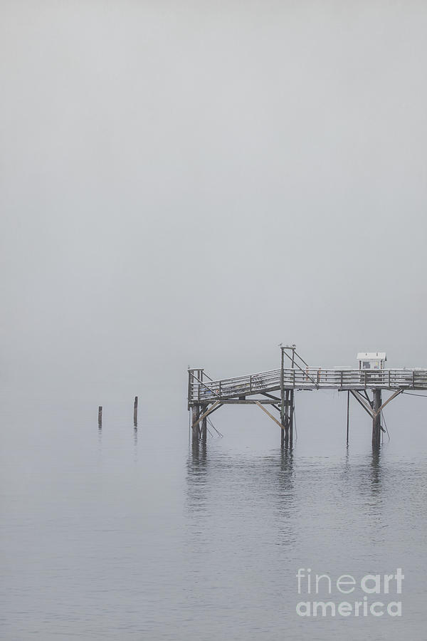 Pier Photograph - Port Of Mystery by Evelina Kremsdorf