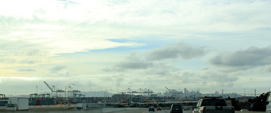 San Francisco Photograph - Port of Oakland and San Francisco by Ron McMath