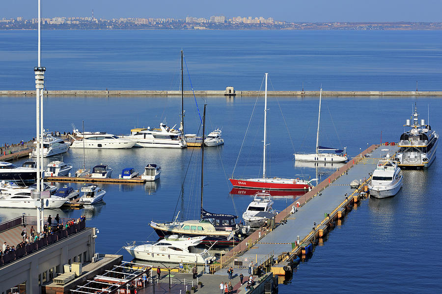 Port Of Odessa Marina, Crimea Photograph by Richard Cummins