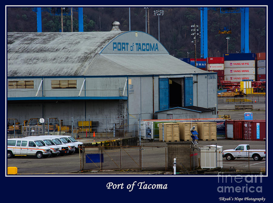 Port of Tacoma Photograph by Tikvahs Hope