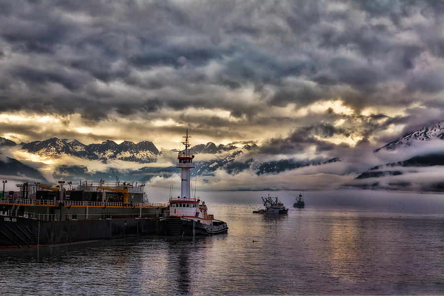 Port of Valdez Alaska Photograph by John Meo