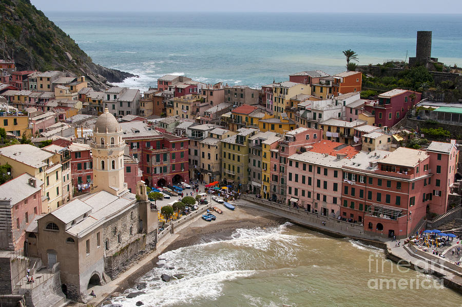 Port of Vernazza Photograph by Bob Phillips