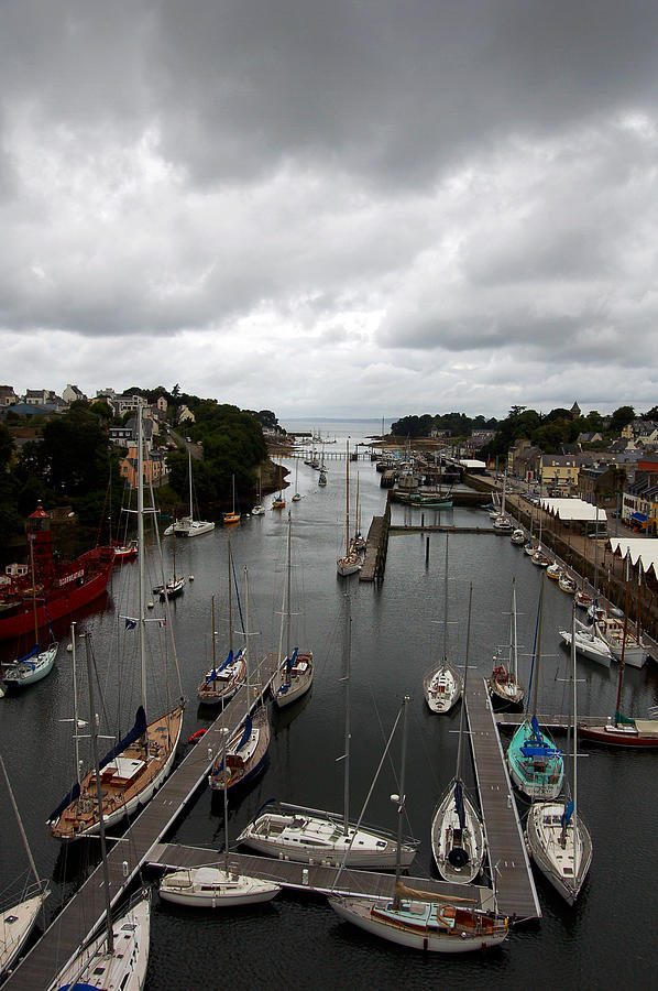 Port Rhu downstream - Douarnenez Photograph by RicardMN Photography