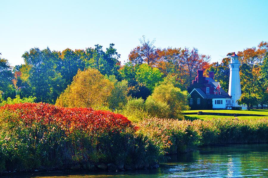 Port Sanilac Light 10.12.13 No. 1 Photograph by Daniel Thompson