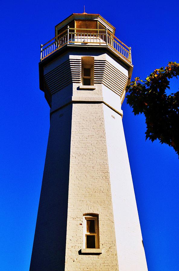 Port Sanilac Light Tower 10.12.13 Photograph by Daniel Thompson