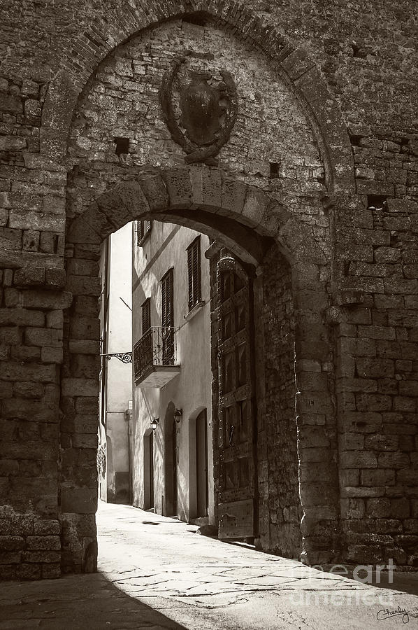 Architecture Photograph - Porta Florentina by Prints of Italy