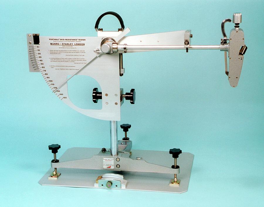 Portable Skid Resistance Tester Photograph By Paul Rapson/science Photo ...