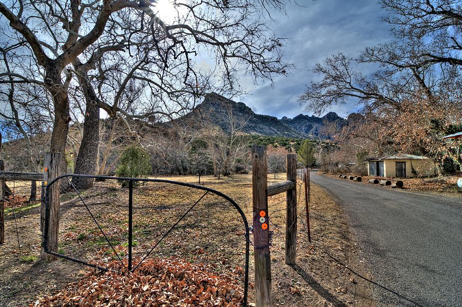 Portal Arizona Wood Fence Photograph by Jonathan Sabin