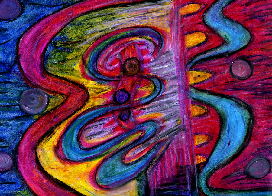 Abstract Pastel - Portals of Heaven by Cassandra Donnelly