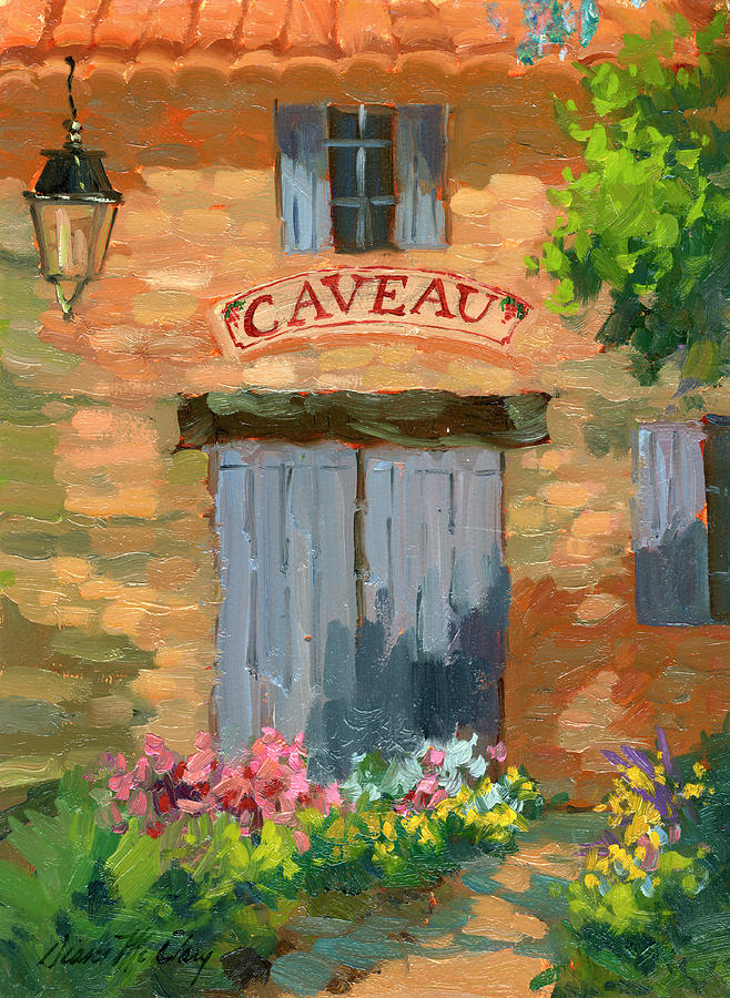 Portes Des Caveau Painting by Diane McClary