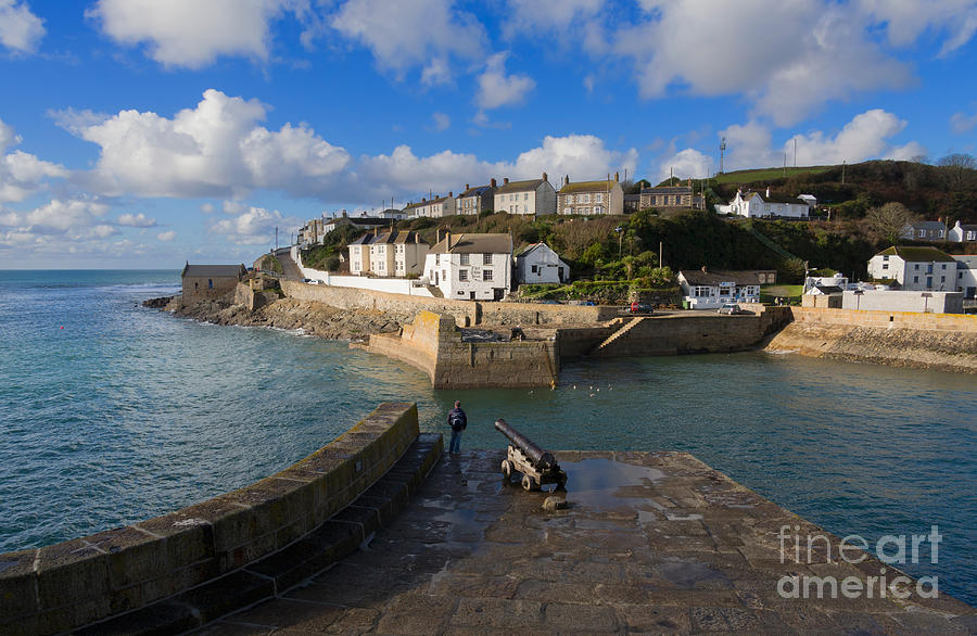Porthleven Harbour Cornwall Photograph by Louise Heusinkveld
