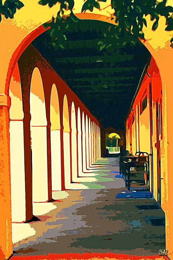 Portico Painting by CHAZ Daugherty