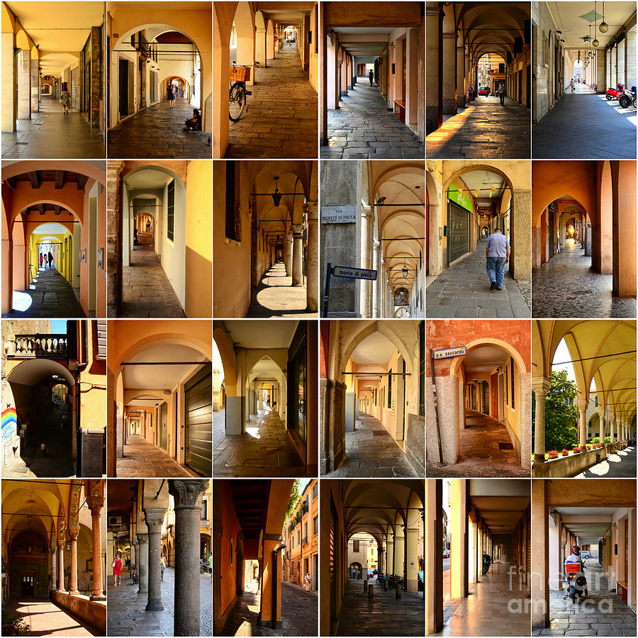 Porticos of Padua Combined Photograph by Sabine Jacobs