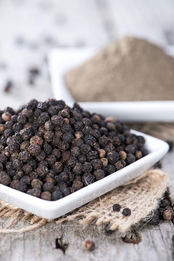 Portion Of Black Pepper Photograph