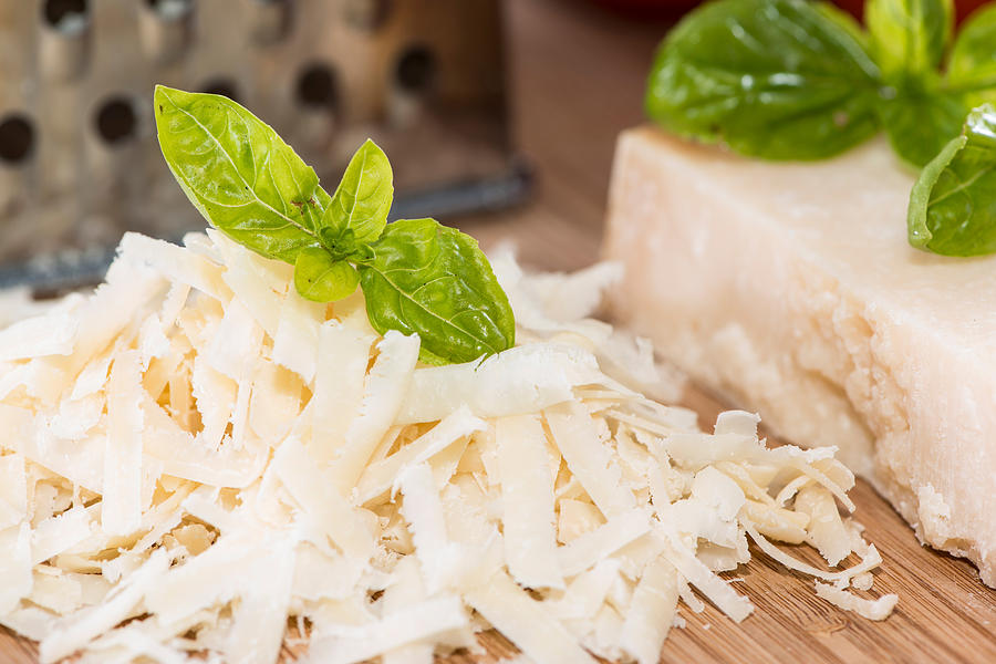 Portion Of Parmesan Cheese Photograph