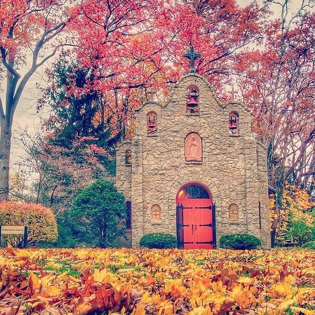 Fall Photograph - Portiuncula Chapel. #midwest #fall by Eric Shanteau