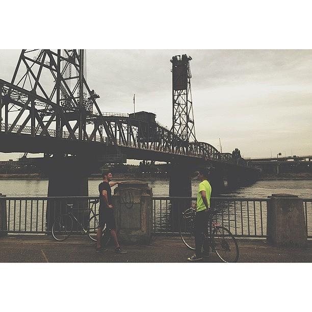 Vscocam Photograph - Portland Bike Tour From A Good Buddy by Kevin Hu