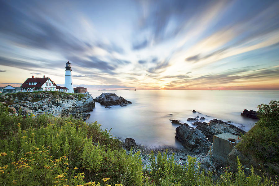 Portland Head Daybreak Photograph by Eric Gendron