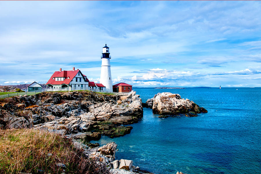 Mountain Photograph - Portland Head by Greg Fortier